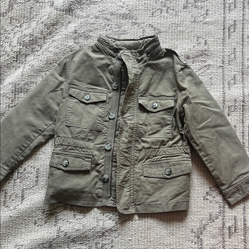 Kids Olive Green Jacket